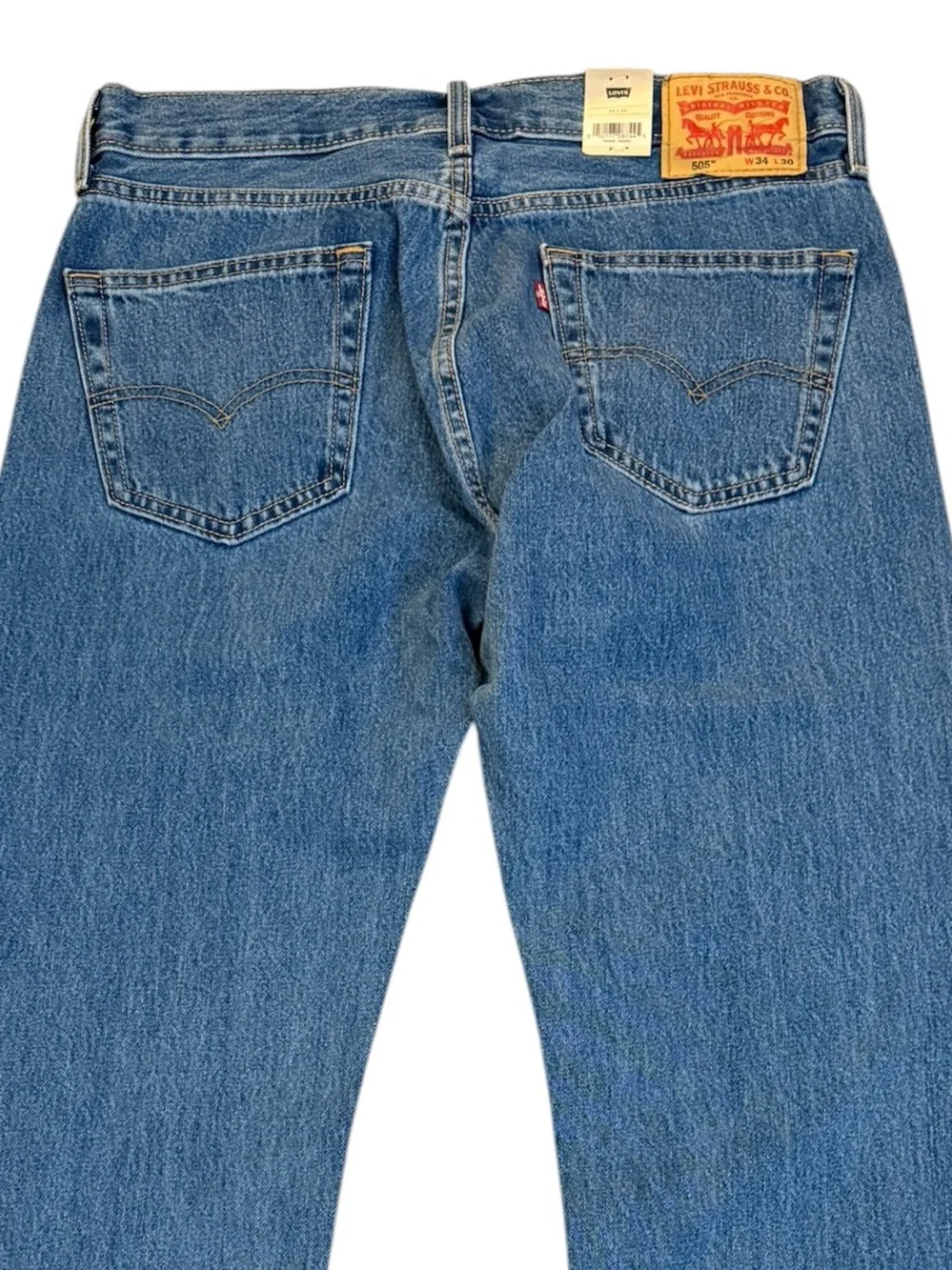 Levi’s 505 Regular Fit Jeans Men’s 34x30 2023 Medium Wash Straight Leg